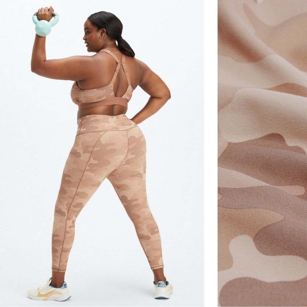 Fabletics Tan Camo Women's Leggings